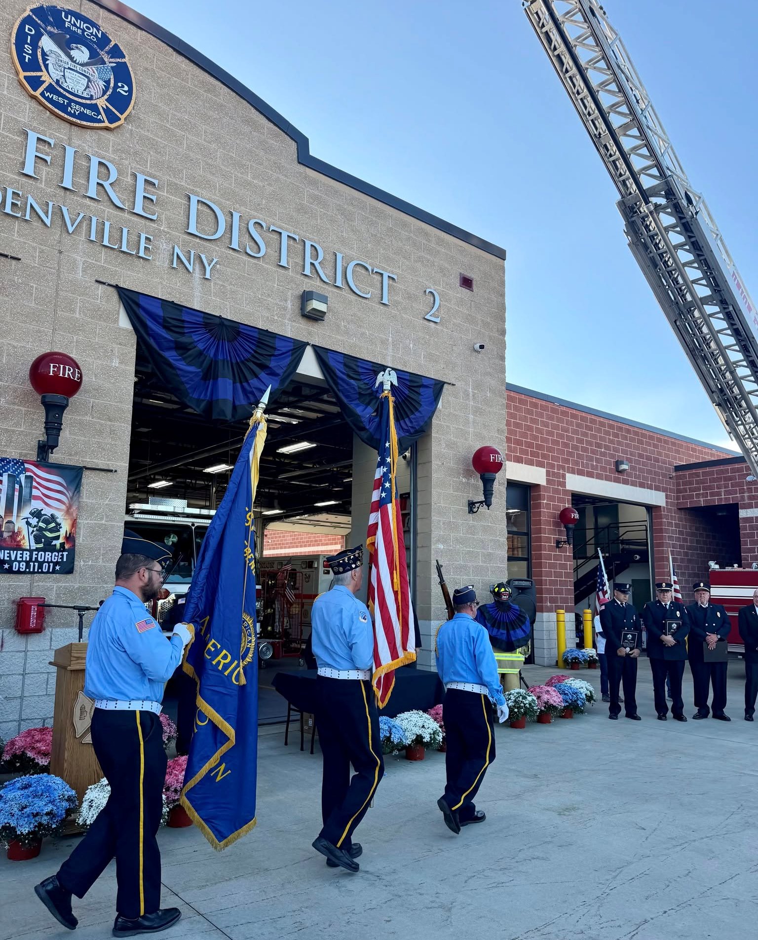 Presenting Colors at 9/11 Ceremony