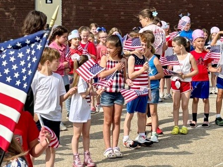 Flag Day Ceremony at West Elementary