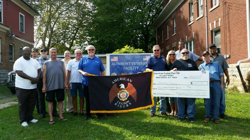 Check presentation to Altamont House
