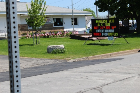 Motorcycle Run Sign